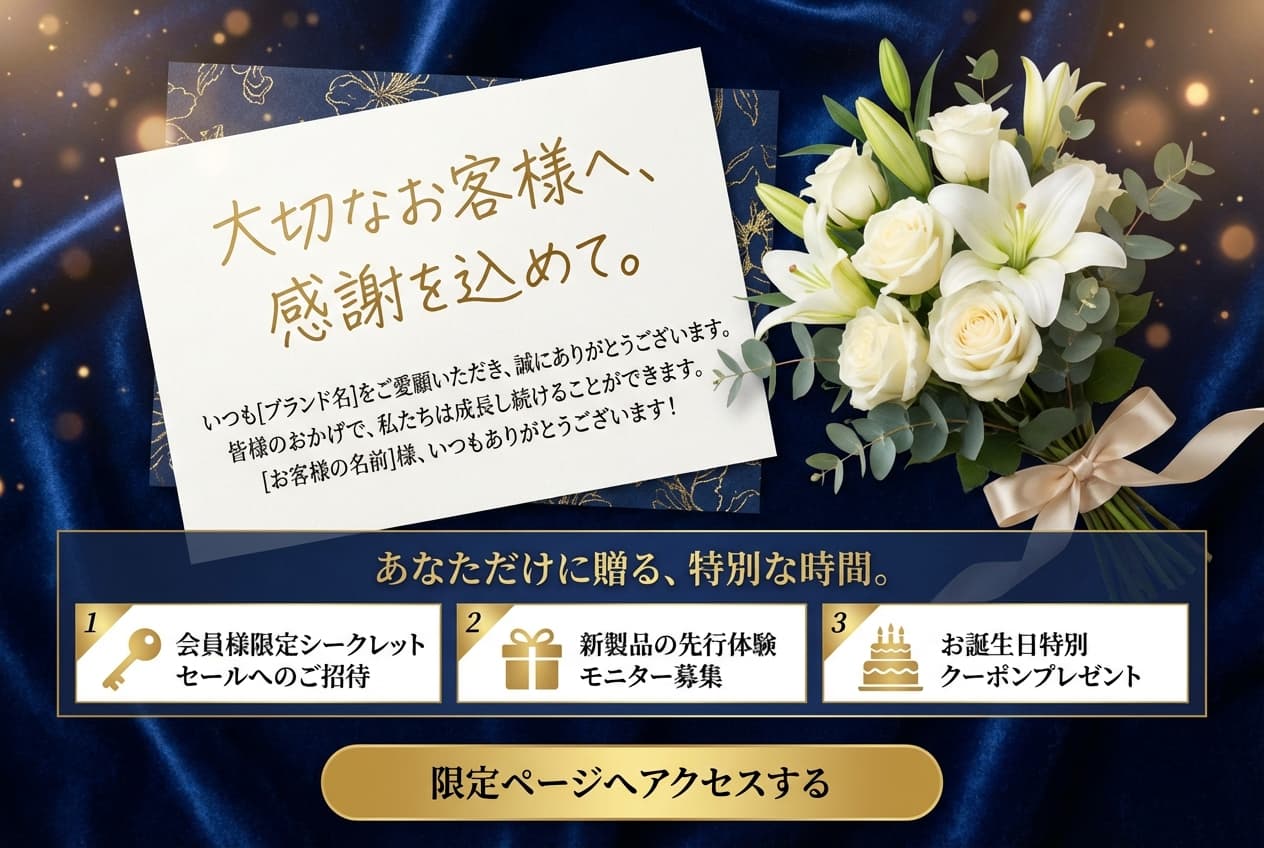 nano banana: 大切なお客様へ、感謝を込めて。