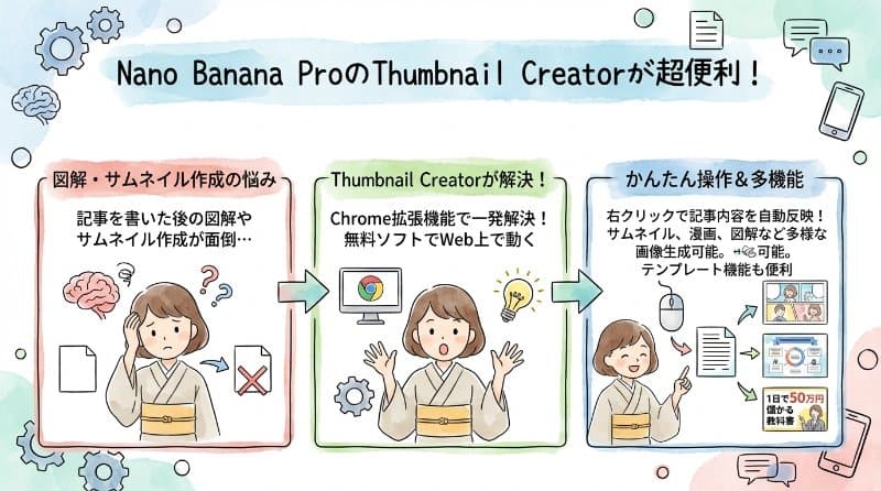 図解:手書き☓情報ブロック