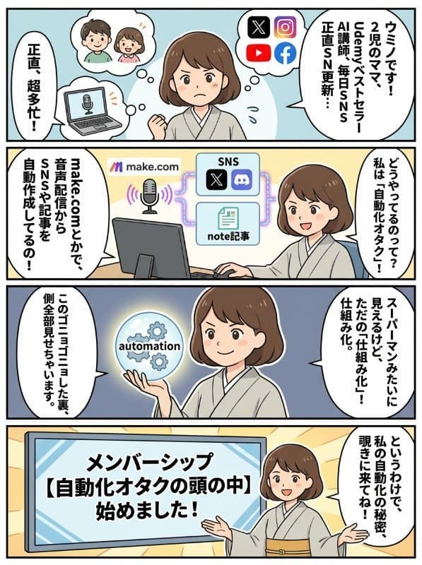 マンガ:4コマ漫画