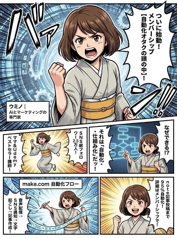 マンガ:少年漫画風